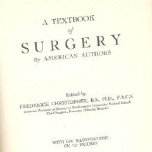 A Textbook of Surgery By American Authors